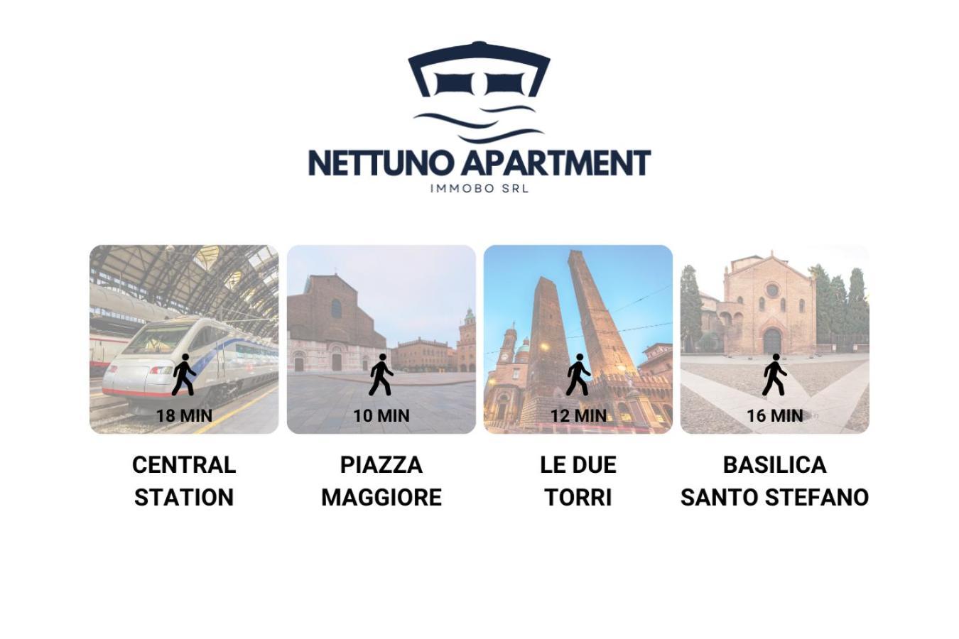 Nettuno Apartment - Private Garden In Bologna Center Exterior photo